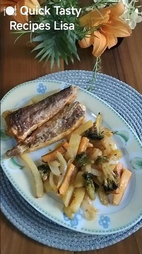 🐟🥕🫛🥦Fisch mit Gemüse – fertig in nur 30 Minuten. Einfaches und leckeres Rezept.