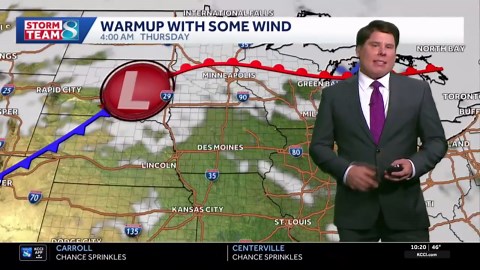 Iowa weather: Another spring warmup with temperatures pushing back close to 80°