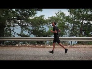 Gentle jogging - Side view - Animation reference