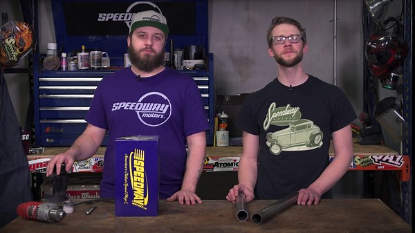 Speedway Motors Speedy Notcher Tubing & Pipe Notching Tool for Roll Cages & Fabrication, Fits 9/16–2” Round or 1-1/2” Square Tubing, Built-In Protractor Gauge, 40°–90° Angle Cuts