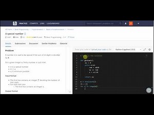 Hackerearth A Special Number Problem - Solution