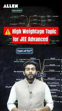 Fe³⁺ Test Reactions that come EVERY YEAR in JEE Adv. #jee2026 #saltanalysis