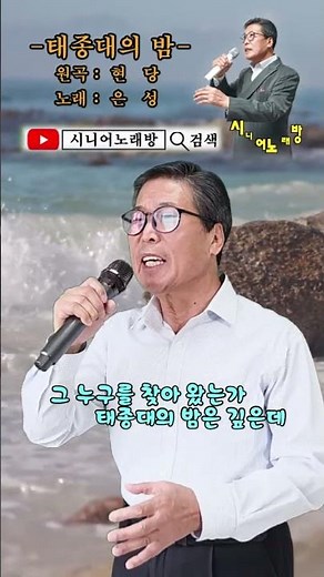 #태종대의밤 -Cover- [노래: 70대 아저씨 은성] (원곡 : 현당) #트로트모음 #노래모음 #디스코메들리