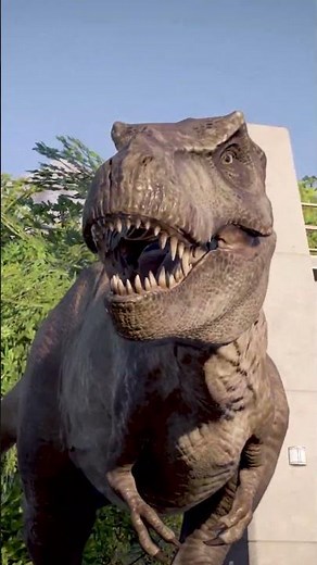 Albertosaurus vs T-Rex | Epic Dino Fight in Jurassic World Evolution 2! 🦖🔥 #shorts