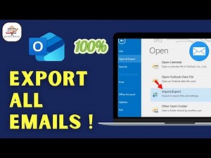 How To Export All Emails From Outlook 2025 – Step-by-Step Export Tutorial