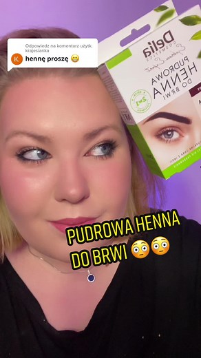 @delia_cosmetics_official Odpowiadanie użytkownikowi @krajesianka Co tak cicho o pudrowej hennie do brwi? 🤔 #henna #hennapudrowa #delia #deliacosmetics #polskamarka #brwi #test #bezaktywatora #zestaw #naturalnyskładnik #dagmara #klein #dagmaraklein