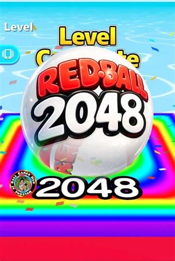 Red Ball 4 Edition in Ball Run 2048?! How? #ballgameshub 😱🔥 #shorts