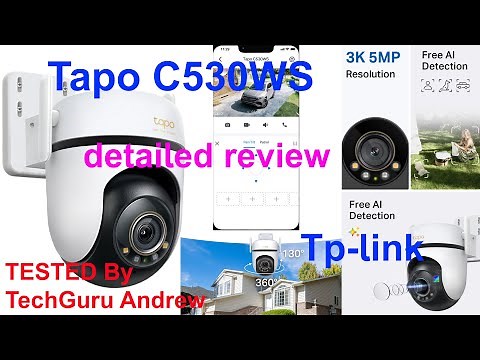 Tp-link Tapo C530WS 3K Pan/Tilt Security Wi-Fi Camera