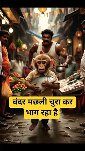 bandar ki mehnat cartoon. #facts #short