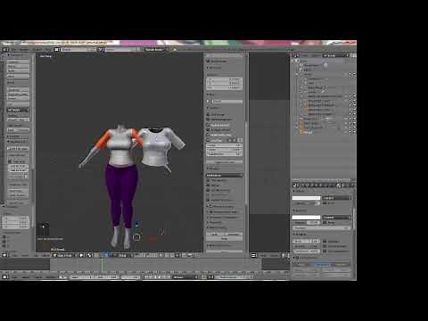 How I Rig and make basic clothes for the Erika body and you can too!
