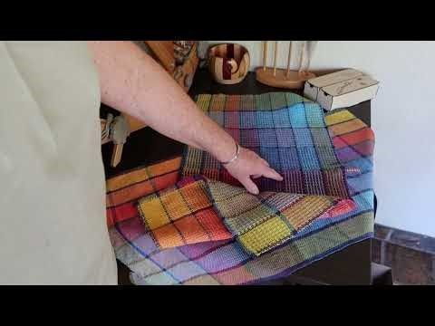 How to weave waffle weave on a rigid heddle loom.