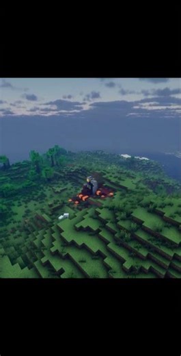 Day 5 of trying Minecraft shaders (REALISTIC 😳) #minecraft #minecraftrealistic #cinematicgameplay