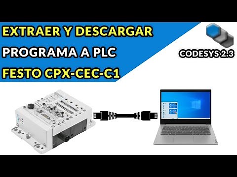 🔵✅CODESYS 2.3 - DOWNLOAD AND UPLOAD PROGRAM FESTO PLC (CPX-CEC-C1)
