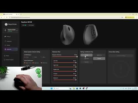 KEYCHRON M5-A23 – How to Change Debounce Time
