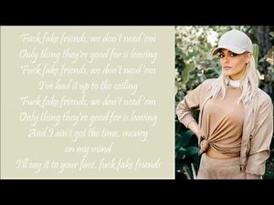 Bebe Rexha ~ F.F.F. ft. G-Eazy ~ Lyrics