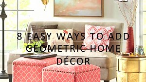 The bold look of geometric prints provides a decorative style that can be both striking and versatile. Designers have embraced these classic shapes thanks to their ability to transition beautifully into a living space: hexagons, diamonds, chevrons, quatrefoils, stripes and the Greek key pattern. Don’t be intimidated by bold, geometric home décor. Follow these inside tips to bring it into your home and add a fresh new look to your space. http://shout.lt/bJ9s1 | Country Door
