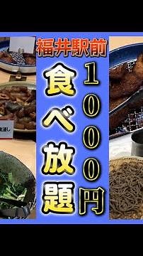 福井駅で福井名物ソースカツ・おろしそばが食べ放題！【福福館（福福茶屋）】