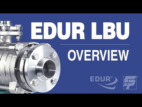 EDUR LBU Series High-Pressure Multistage Centrifugal Pump