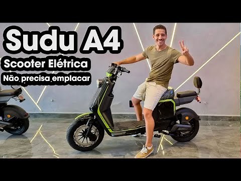 Testamos a Scooter Elétrica Sudu A4 | Anda muito!
