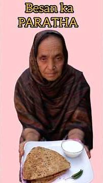 Healthy Breakfast – Besan Ka Paratha 🫓 | #shorts #recipe