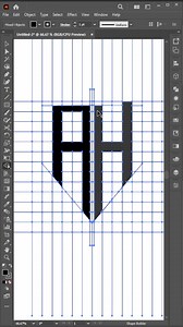 1.6K views · 39 reactions | A+H Logo Design in Adobe Illustrator cc...