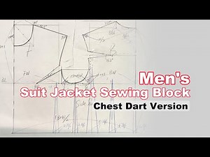 Tailored Men’s Suit Jacket Block (Chest Dart) | Beginner Friendly