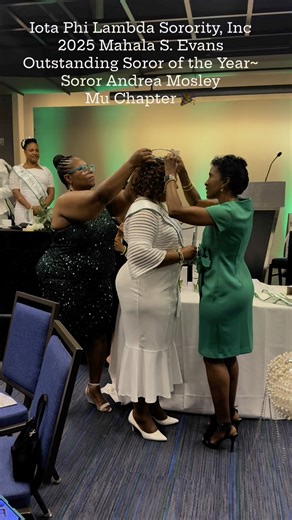 Iota Phi Lambda Sorority Inc. 2025 Mahala S. Evans Outstanding Soror of the Year~ Soror Andrea Mosley- Mu Chapter! | Iota Phi Lambda Sorority Inc.