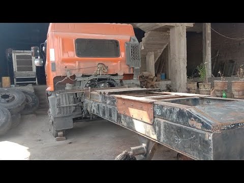 Truck Manufacturing in Pakistani Truck Repair Workshop
