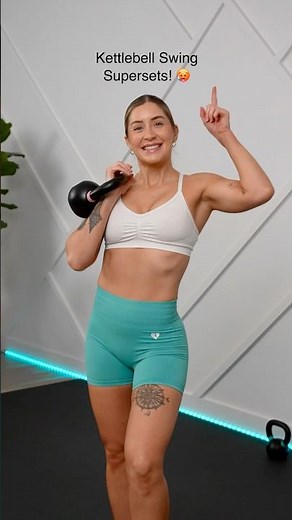 Full Body Kettlebell Swing Supersets Workout #kettlebellworkout
