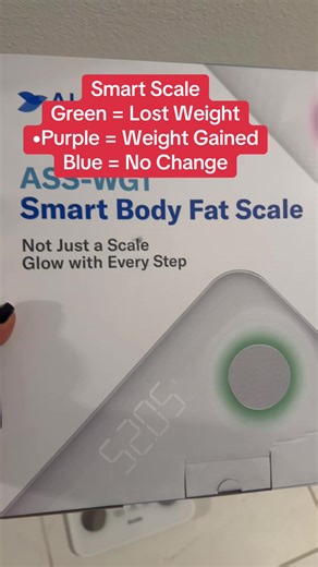 This Scale is your accountability partner you always needed that's gone stay on your butt...and it's tracking everything right in my app. GO GET YOURS ASAP! No more BIG BACKS this winter. #lightupscale #smartscale #bluetoothsmartscale #accountability #scale @Alcedo Official