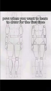 ✨✏️When you first start learning to draw, this style