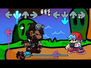 Friday Night Funkin VS Framed (FNF MOD) Denounced | Mario Mix V4