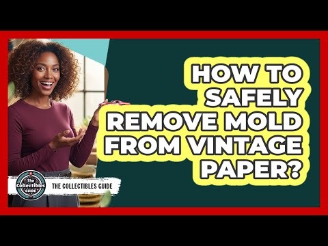 How To Safely Remove Mold From Vintage Paper?
