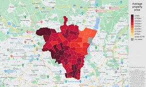 North-London house prices in maps and graphs. October 2025