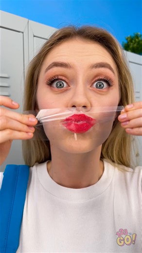 2.2M views · 10K reactions | Sneaky Glam 藍 How to Pass Makeup Through School Like a Pro! | 123 GO | Facebook