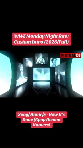 WWE Monday Night Raw Custom Intro with Kpop Demon Hunters