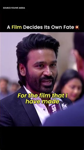 Dhanush on directing a blockbuster in 45 days 🎬🔥
