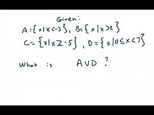 Union and Intersection on a number line