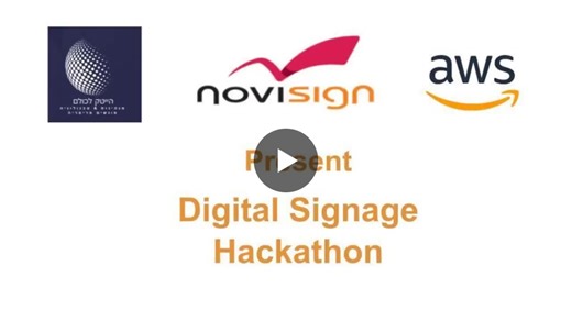 NoviSign Hackathon with AWS and Hi-Tech for All in Tel Aviv | NoviSign Digital Signage posted on the topic | LinkedIn