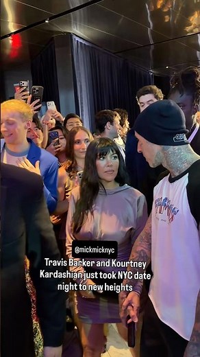 Travis Barker and Kourtney Kardashian just took NYC date night to new heights