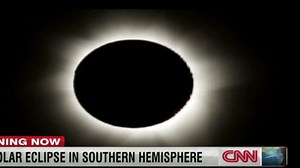 Total solar eclipse in S. hemisphere