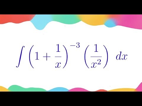 Integral Indefinida - Integração por substituição