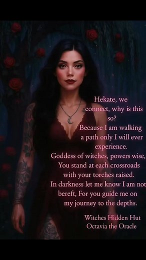 14K views · 633 reactions | Blessed Be ✨ #witchcraft #divinefeminine #hekate | Witches Hidden Hut | Facebook