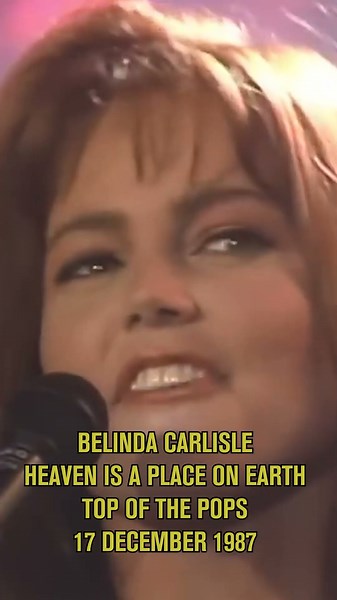 Belinda Carlisle – Top of the Pops, December 1987 #80smusic #classicpop #music #popmusic #nowplaying