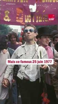 June 25, 1977: The first LGBT+ Pride march #pride