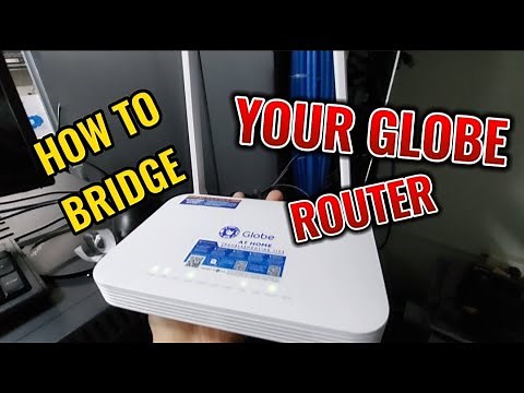 How to bridge Globe router Huawei HG8145V / HG8145V5