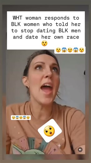 Tay Lindsey on Instagram: "WHT woman responds to BLK women who told her to stop dating BLK men and date her own race 😲"