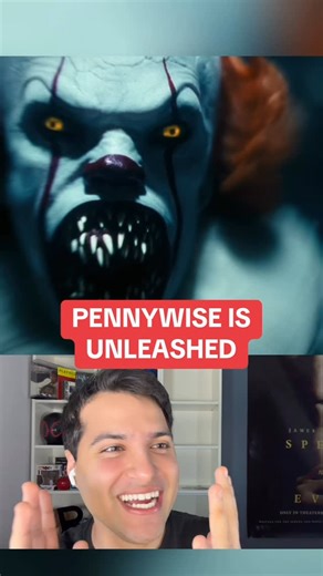 Brandon on Instagram: "Pennywise Gets UNLEASHED! Follow @brandontalksss for more 🤡🕺🎈 #itwelcometoderry #welcometoderry #itmovie #pennywise #pennywisethedancingclown #welcometoderry🎈 #pennywisetheclown @it_official @hbomax @hbo"