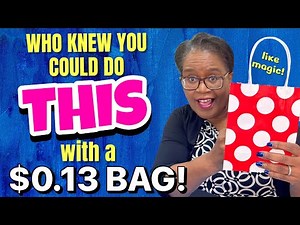 HOW DID SHE DO THAT? Start With Just One Paper Bag! QUICK AND EASY TUTORIAL. turn a bag into a box!