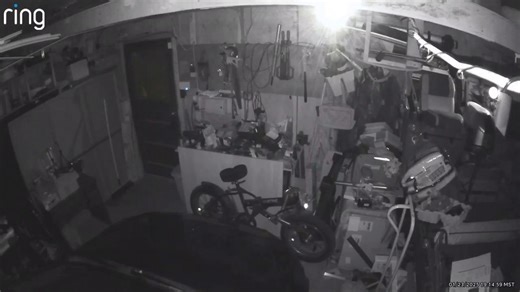 Security camera captures orb of light
